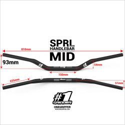 Onegripper SPRL (Spiral) Handlebar MID 93mm