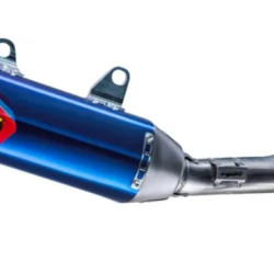 FMF FACTORY 4.1 Anodiserad Titan Kolfiber Endcap CRF250R 25-