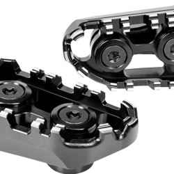 Gilles TECH-X Enduro Fotpinnar Svart