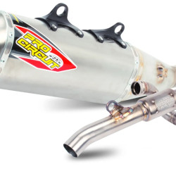 T-6 BC Rostfritt/Titan Avgassystem Triumph TF250-X