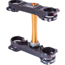 XTrig ROCS Tech Triple Clamp - Triumph TF250/TF450 24- Svart