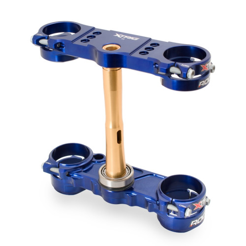 Xtrig ROCS Tech Styrkrona - 22mm Offset Blå Sherco 2025-