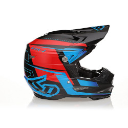 6D ATR-2 Mach Hjälm, Red/Blue/Black, L 6D ATR-2 Mach Hjälm, Red/Blue/Black, L