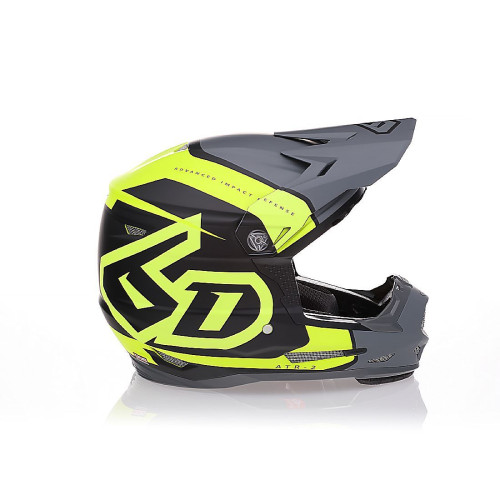 6D ATR-2Y Torque Hjälm, Neon Yellow Matte, M