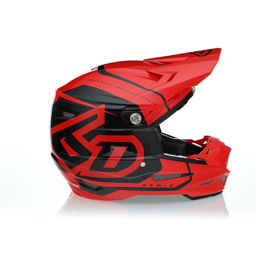 6D ATR-2 Torque Hjälm, Red Gloss, XS