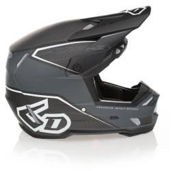 6D ATR-3 Zone Helmet FIM, Matt Vit L