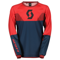 Scott Tröja Evo Track Junior dk bl/ne red XS