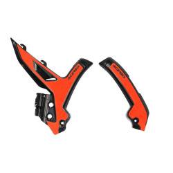 Acerbis Ramskydd X-Grip SX/SXF 23-24 EXC/F 24 Svart/Orange Acerbis Ramskydd X-Grip SX/SXF 23-24 EXC/F 24 Svart/Orange