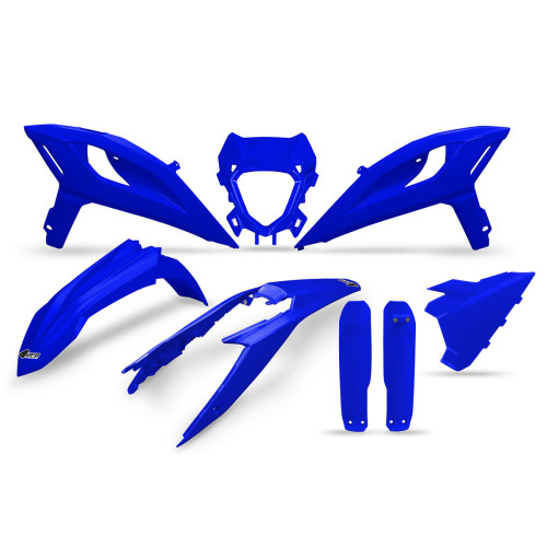 UFO Plastkit m. gaffelbensskydd Beta Blå 2025-