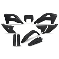 UFO Plastkit med Gaffelbensskydd Husqvarna Svart UFO Plastkit med Gaffelbensskydd Husqvarna Svart