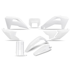 UFO Plastkit med Gaffelbensskydd Husqvarna Vit