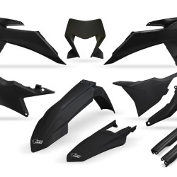 UFO Plastkit Komplett KTM EXC/EXC-F 2026- Svart