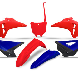 UFO Plastkit Honda CRF250R/CRF450R 2025-2026 Röd/Blå