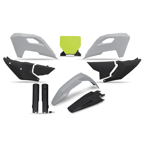 UFO Plastkit med Gaffelbensskydd Husqvarna 555 UFO Plastkit med Gaffelbensskydd Husqvarna 555