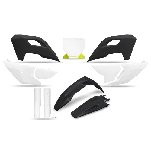 UFO Plastkit med Gaffelbensskydd Husqvarna 444 UFO Plastkit med Gaffelbensskydd Husqvarna 444