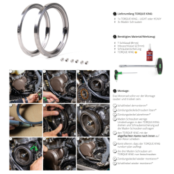 X-GRIP Svänghjulsvikt Torque King V2, 147g KTM/HVA/GG 250/300 2024- 