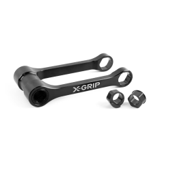 X-GRIP Länksystem med FLIP CHIP – KTM / Husqvarna / GASGAS Röd (2025–2027) Svart