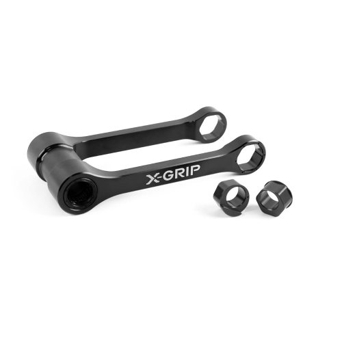 X-GRIP Länksystem med FLIP CHIP – KTM / Husqvarna / GASGAS Röd (2025–2027) Svart